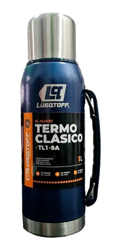 Termo Acero Inoxidable 1 Lt Pico Cebador Lusqtoff Tl1-9a P