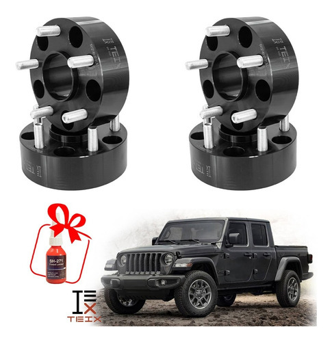 Kit Espaciadores Jeep Gladiator Jt 2019+ 2 5/127 Cb71.5