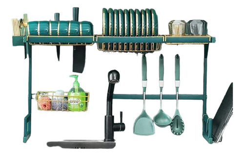 Escurridor Rack De Platos Sobre Fregadero 85cm Color Azar