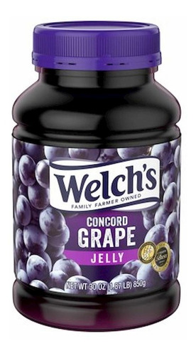 Jalea Mermelada De Uva Welchs Concord Grape 100 % Usa