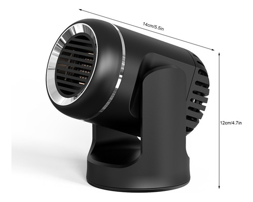 Calentador Eléctrico Para Coche Defroster, 12 V, 130 W, Port