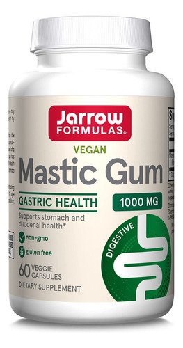 Mastic Gum 1000mg 60caps Jarrow - - Unidad a $4588