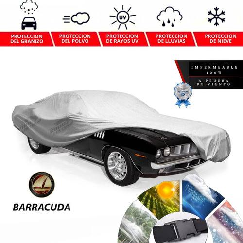 Protector Cubreauto Eua Con Broche Plymouth Barracuda 1968