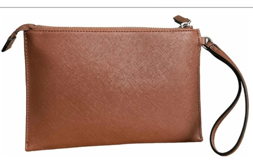 Bolsa De Mano Dama Guess Chocolate Lisa Níquel Chocolate