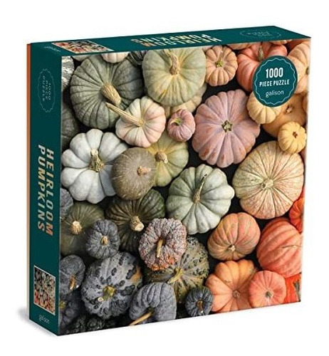 Galison Heirloom Pumpkins Puzzle, 1000 Pieces, 27 X 9550i