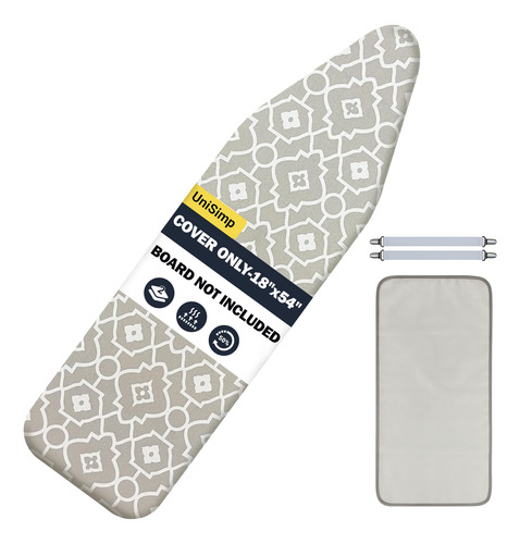 Funda Y Almohadilla Para Tabla De Planchar Algodón Extra Gru