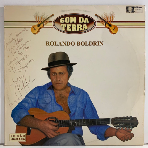 Rolando Boldrin 1994 Som Da Terra Lp Autografado