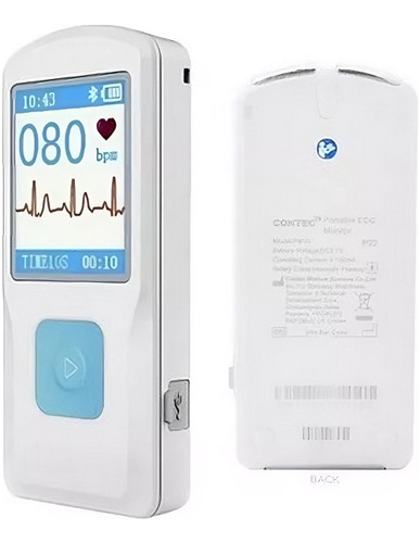 Aparelho Eletrocardiograma Contec Portátil Ecg Bluetooth 