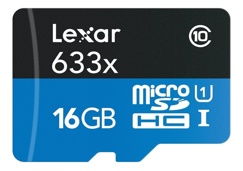 Memória Micro Sd Lexar 633x 16gb Clase 10 95mb/s 4k Gopro