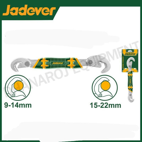 Llave Ajustable Doble Boca Jaderver 9-14mm 15-22mm 