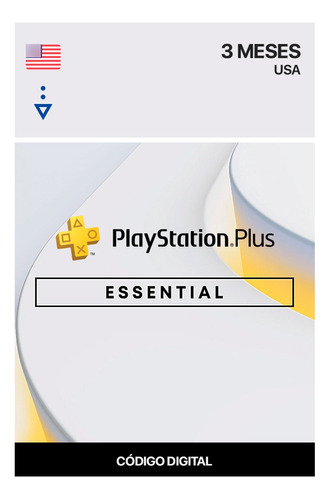 Playstation Plus Essential 3 Meses Usa (codigo Digital)