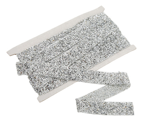 Tiras De Cinta Con Diamantes De Imitación, 2,5 Cm, 5 Yardas,