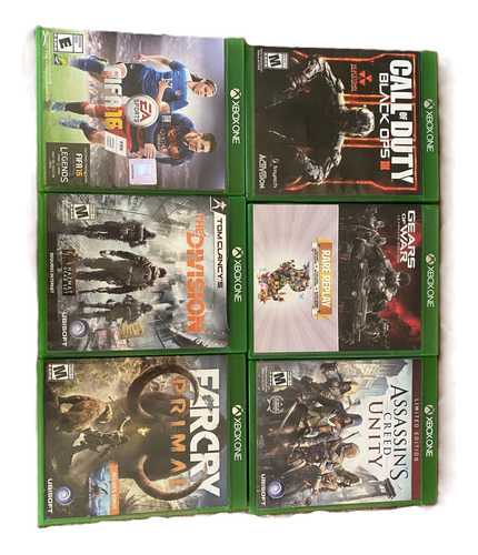 Pack De 6 Juegos De Xbox One. Individual O En Combo.