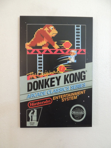 Cuadro Poster 27x42 Donkey Kong The Original Nintendo Atari