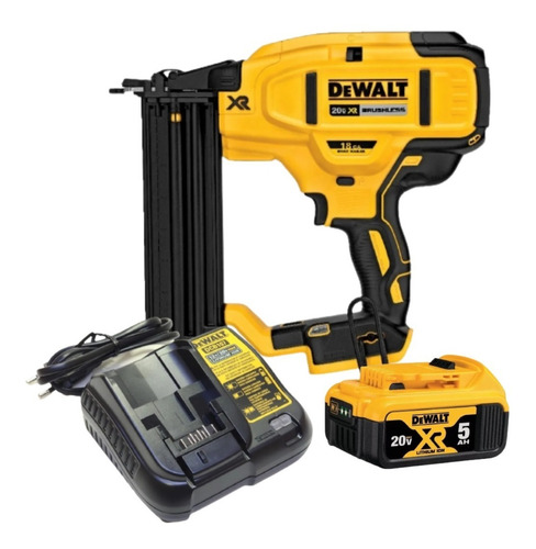 Pinador Brushless 18ga 20v Com Bateria 5ah Dcn680 Dewalt 