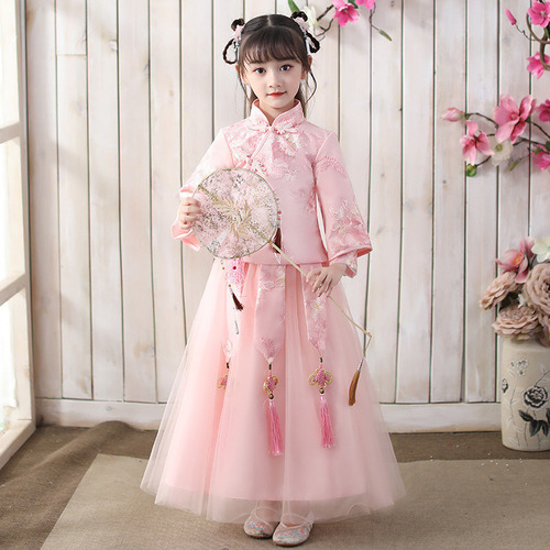 Vestido Hanfu Tang Clothes Princess Para Niña
