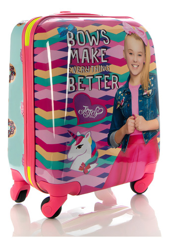 Maleta Atmpacks 2040 36cm De Ancho X 45cm De Alto X 22cm De Profundidad Color Rosa Diseño Everithing Better