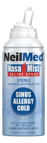 Neilmed Nasamist Spray Isotónico 125ml Sinus Rinse Color N/a