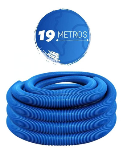 19 Metros De Mangueira Ecológica 38mm Para Piscina