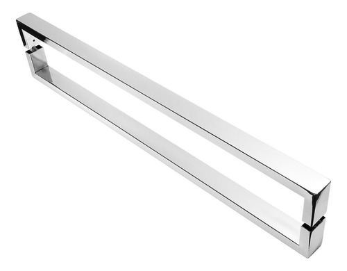 Puxador Master Inox U 90cm Aço Inox Polido Alto Brilho