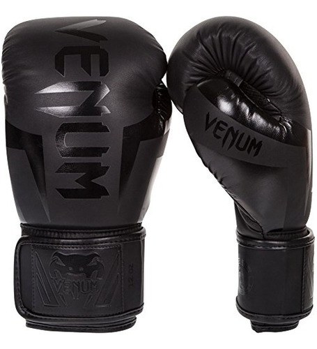 Guantes Para Entrenamiento De Boxeo Negros 10 Oz Cuero Falso