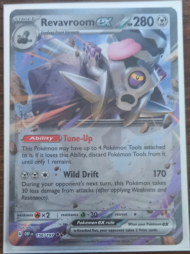 Pokemon Tcg Revavroom 156/197 Ex Obsidian Flames