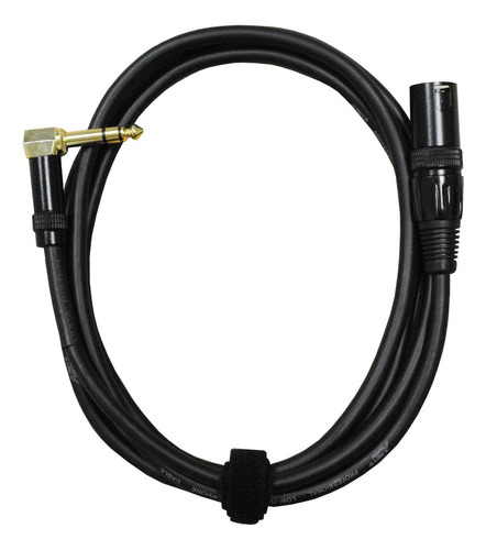 Audio 2000s 1/4  Trs Ngulo Recto A Xlr Macho 12 Pies Cable D