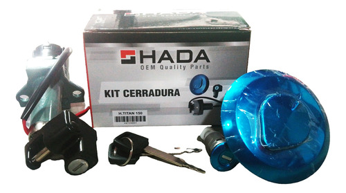 Kit Llave Cerradura Completo Honda Titan 150 Pr Motos