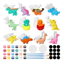 Comprar Juego Arte Manualidades Estatua Cerámica Niños Dinosaurios