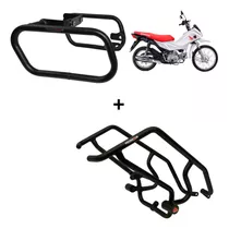 Protetor Motor Carenagem Stunt Race Pop 110 Pop 110i Branco