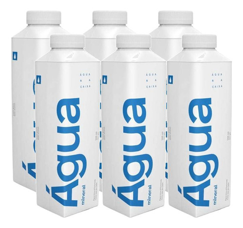 Kit 6 Água Mineral Na Caixa Sem Gás Com 500ml