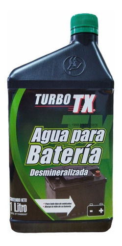 Agua De Bateria Desmineralizada Turbo Tx Tienda Las Mercedes