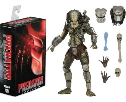 Predador Neca Jungle Hunter Caixa Predator Classico 20 Cm