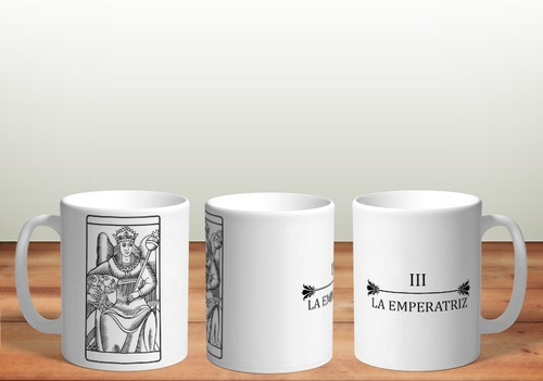 Taza De Cerámica Cartas De Tarot: La Emperatriz #r