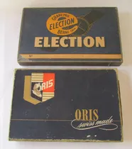 Comprar 2 Antiguas Cajas Vacias Electión Y Oris Relojes O Fornituras