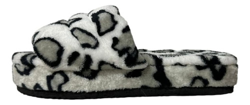 Pantufla De Peluche Abierta Varios Modelos Con Elastico