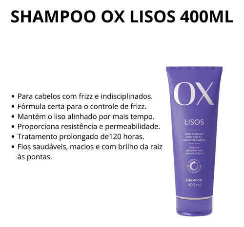 Shampoo Liso Absoluto OX 400ml
