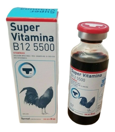 Súper Vitamina B12 5500 Aves. Tornel 30 Ml