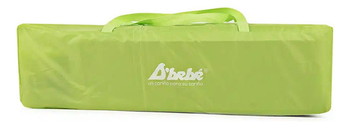 D Bebe Cuna Corral Rest Plegable Con Toldo Mosquitero Color Verde Diseño De La Tela Rosa