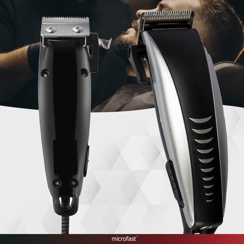 Imagen 4 de 7 de Máquina Cortar Pelo Cortadora Kit Afeitadora Barba