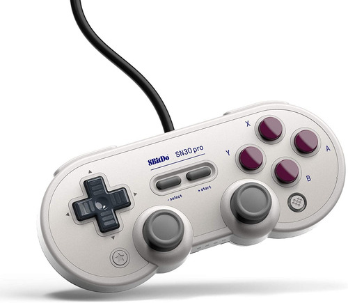 Controlador Con Cable Sn30 Pro Usb Estilo Super Nes