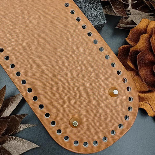I 4 Uds. De Bolsos De Material Cuero Para Bricolaje, Base De