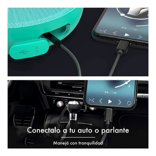 Imagen 4 de 10 de Cable Audio Miniplug 3.5mm Compatible iPhone iPad Calidad