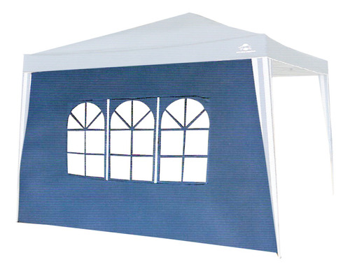 Parede Para Gazebo Guepardo Pratiko C/ Janela Poliéster Azul