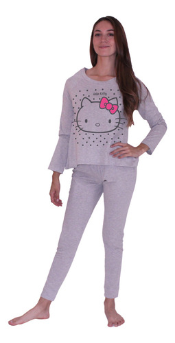 Pijama Mujer Algodón Estampado Hello Kitty S1021192-25