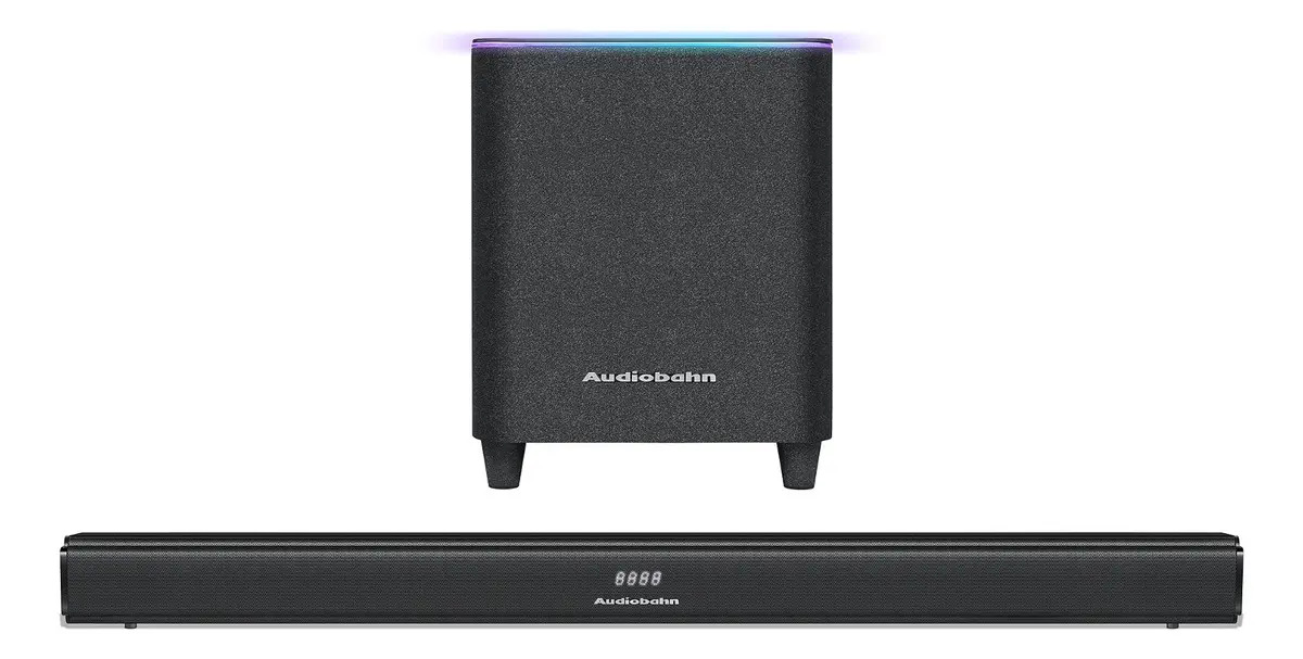 Barra De Sonido 2.1 Subwoofer 600w Audiobahn Asbar1100pack Negro 40hz - 18000hz
