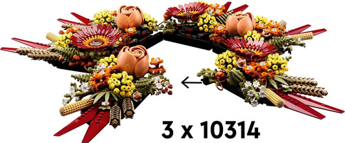 Lego Creator Expert 10314 Centro De Flores Secas