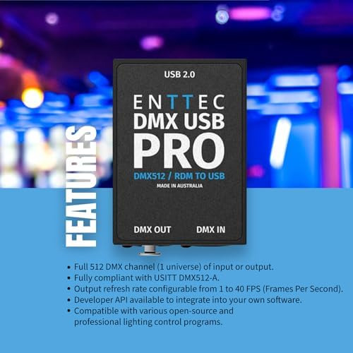 Interfaz Enttec Dmx Usb Pro 512 Canales Dmx