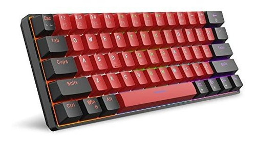 Snpurdiri 60% Wired Mechanical Keyboard, Mini Juego Yxz6x