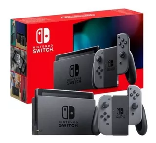 Consola Nintendo Switch 1.1 32gb Joy Con Grises 2019 9 Horas